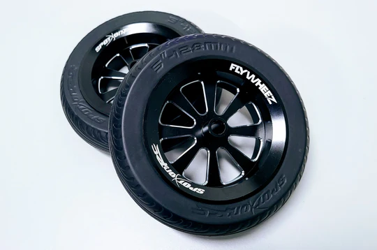 Spot On RC - FlyWheelz - 4" - Black