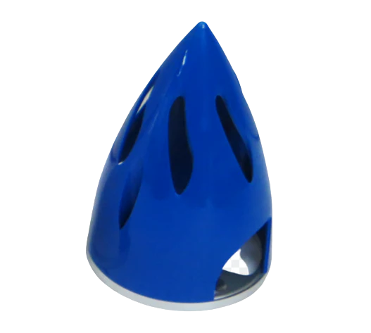 Dark Blue Cyclone Plastic Spinner 63 mm