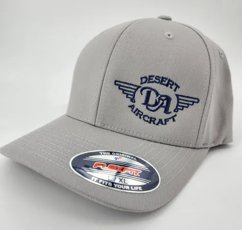 DA Flex Fit Hats - Gray/Navy S/M