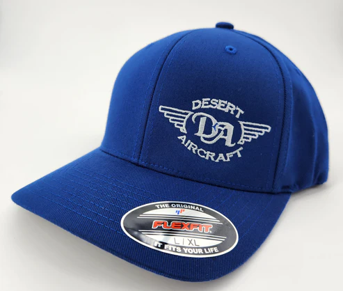 DA Flex Fit Hats - Blue L/LX