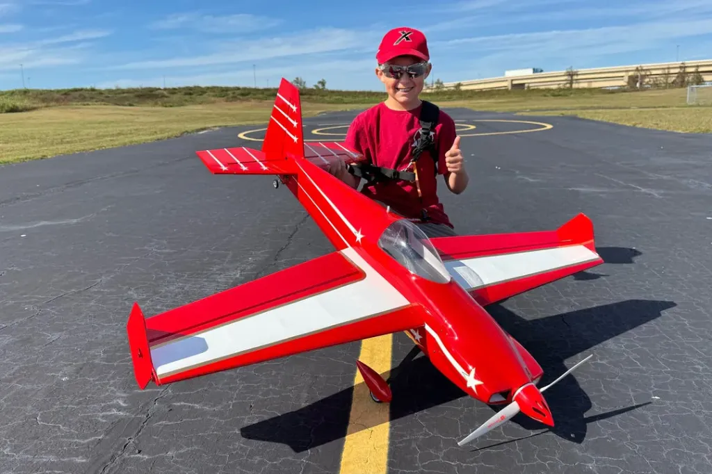 EF - 49" Laser - "Traditional" Red/White/Gold - ARF