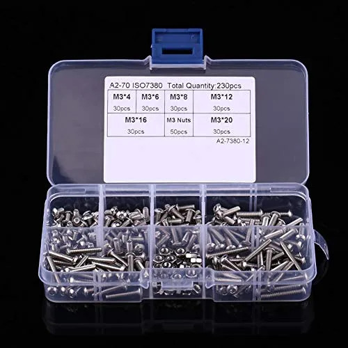 Caja de Tornillos M3 280 pcs