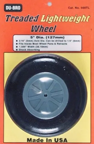 5" Treaded Lightweight Wheel HRP