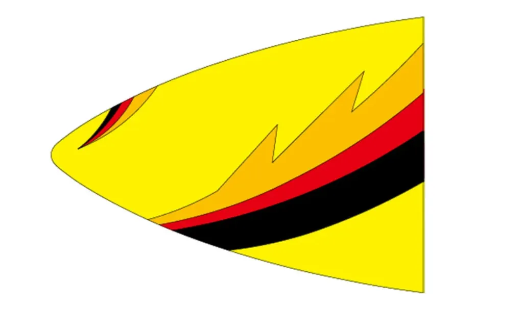 [FPMA1078] Flex - Matched Spinner Ultimate 120cc - Yellow/Red/Black
