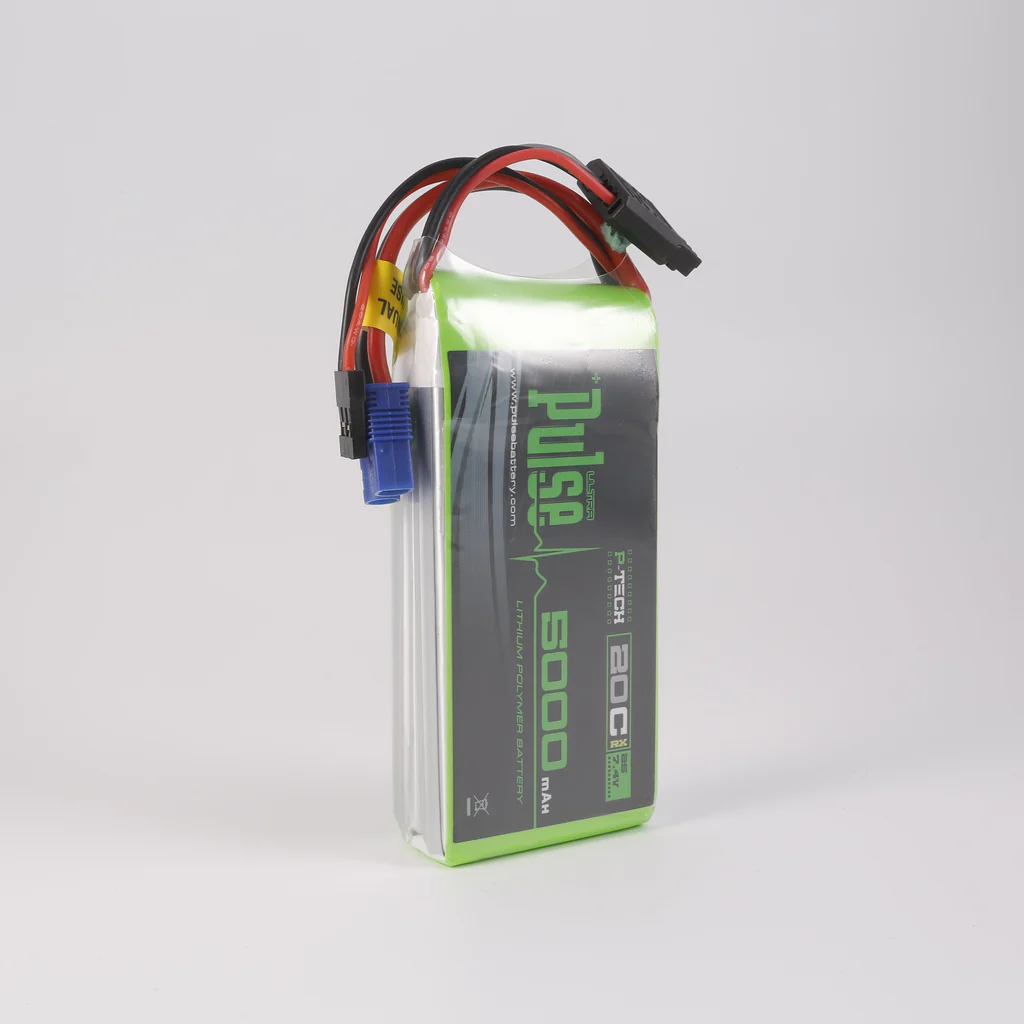 PULSE 2S 5000mah 20C 7.4V RX P-Tech LiPo Battery